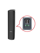 Пассивная широкополосная колонна Audiocenter Artist T43, 4х3", 8 Ом, 70/100В, 160Вт, Макс SPL 127дБ, с настенным креплением в комплекте